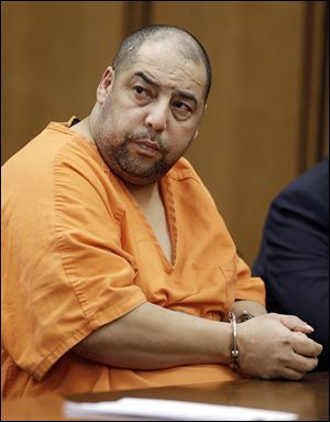Elias Acevedo pleaded guilty Monday in Cleveland to killing two women more than 15 years ago. ‘I’m not a monster. I feel a lot of remorse,’ he told the court.
