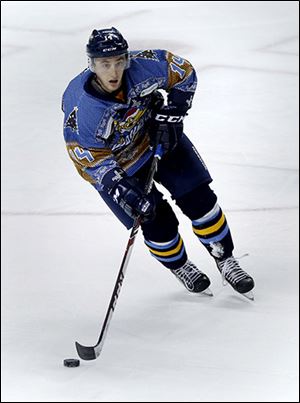 Walleye defenseman Joe Gleason has played in 24 games for Toledo since being sent to the team from Rockford on Nov. 14.