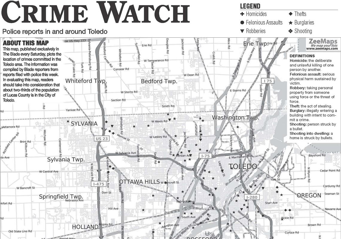 Suburban Crime Log 1 25 The Blade