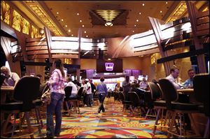 Hollywood Casino Toledo brought in about $11.5 million in January, the casino’s lowest month since it opened in 2012.