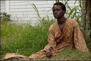 Lupita Nyong’o in a scene from ‘12 Years a Slave.’ Nyong'o is nominated for an Oscar for her performance by an actress in a supporting role. 