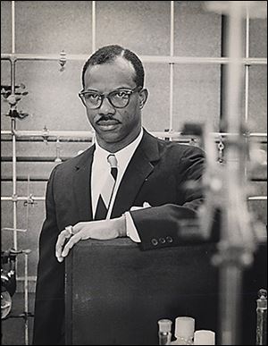 Lancelot C.A. Thompson, in his research lab in 1965, was born in Jamaica. At 24 years of age, he arrived in America and immediately was introduced to racism.