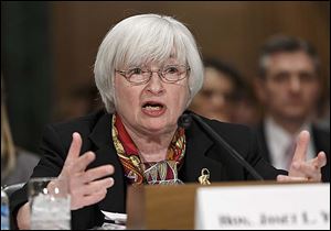 Fed Chairman Janet Yellen said she would reconsider stimulus plans if she decided weather did not explain soft economic results.