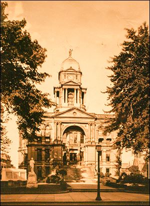 The Beaux Arts-style Sene-ca County Courthouse was built in the 1880s.