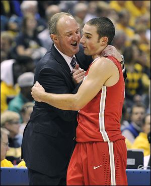 Ohio State coach Thad Matta said today will be a difficult day. Aaron Craft has been part of 116 career wins as a Buckeye.