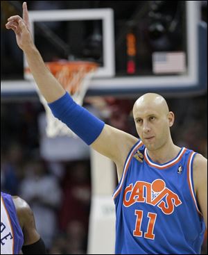 Zydrunas Ilgauskas is the Cavs’ career leader in rebounds (5,904), games played (771) and blocks (1,269). He’s second on the scoring list, behind only LeBron James.