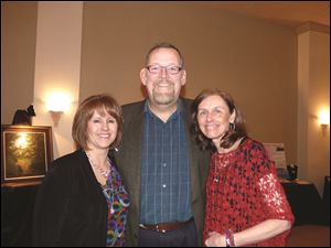 Co-chairmen of SewHope’s L.E.A.P. fund-raiser are, from left, Gloria Buganski, Dr. David Mallory, and Dr. Anne Ruch, executive director.