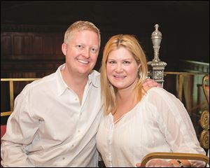 Tyson and Jen Frankhauser attended the Spring Fling dance.