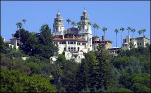 Hearst Castle, the legendary home of publishing tycoon William Randolph Hearst, sits on a state-owned parcel within the 82,000-acre Hearst Ranch at San Simeon, Calif. 