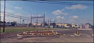 The electrical grid outside General Dynamics Land Systems plant in Lima.