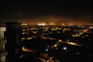 A view of the city of Iquique, Chile, after an earthquake struck late Tuesday.