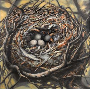Randi O’Reilly Lowry’s oil paintings will be on view through April in Georgette’s Grounds and Gifts shop, 311 Conant St., Maumee.