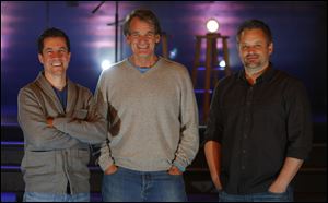 From left: Teaching Pastor Ben Snyder, Pastor Tom Martin, and Jason Tucker, pastor of the arts, at CedarCreek Church.