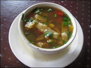 Chicken tortilla soup.