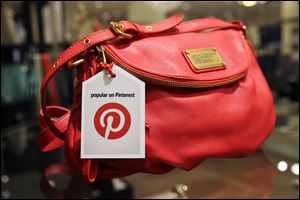 A handbag made popular on Pinterest that is available at Nordstrom stores. 