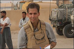 Military historian Rick Atkinson while of location in Iraq.