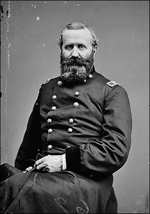 Gen. Alexander Hays of the Union Army was killed 150 years ago today in the Battle of the Wilderness during the Civil War. Pittsburgh businesses closed so residents could attend his funeral on May 14.