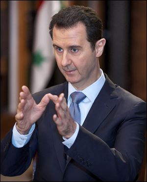 Bashar Assad, who is seeking a third seven-year term, will face Hassan bin Abdullah al-Nouri, a 54-year-old lawmaker from Damascus, and 43-year-old Maher Abdul-Hafiz Hajjar, a lawmaker from the northern city of Aleppo.