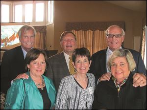 Toledo couples attend the local reception for Interlochen Center for the Arts, from left, are Sue and Jim White, Mary Ann and Jim Kline, and Polly and Tom Webb.