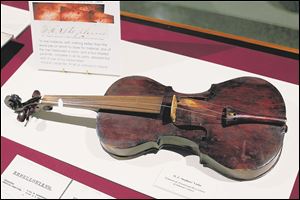 W.C. Stephens' violin on display as part of the 