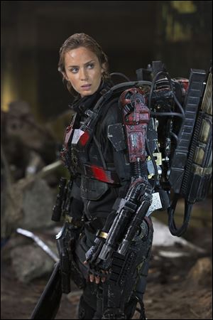 Emily Blunt as Rita in the movie.