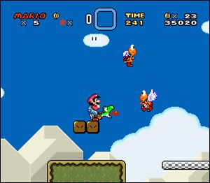 Nintendo's Super Mario World debuted in 1991.