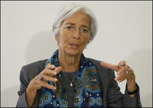 International Monetary Fund Managing Director Christine Lagarde.
