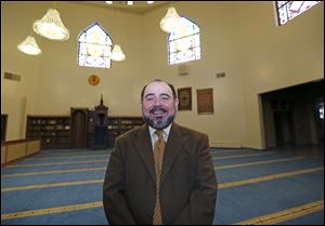 The Imam in the prayer room. 