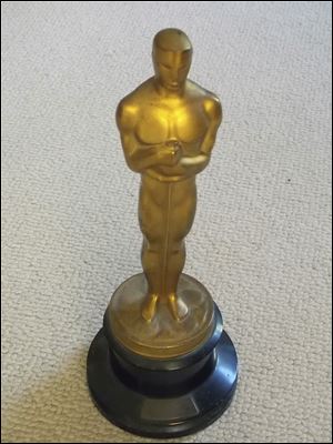 The Academy Award Oscar statue was awarded for color art direction in 1942 to Joseph C. Wright for his work on “My Gal Sal.”