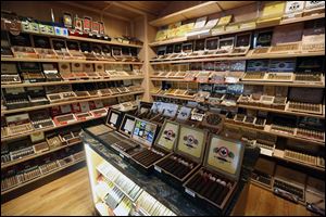 Third Street Cigar also is a retail store with cigars in the $5 to $8 range, but with some selling for as much as $30. The store’s custom-built  humidor has a computer-controlled atmosphere to  keep the tobacco fresh.