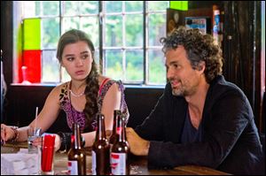 Hailee Steinfeld and Mark Ruffalo in a scene from ‘Begin Again.’