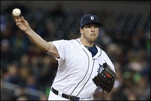 Evan Reed, a pitcher for the Toledo Mud Hens, was with the Tigers in March when an alleged assault occurred. 