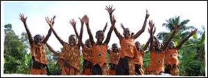 The Ugandan Orphans Choir will perform at noon Friday at the Main Library downtown.