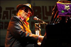 Rock & Roll Hall of Fame Inductee Dr. John performs at Guitar Center's Battle of the Blues in Los Angeles.