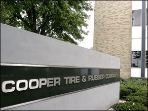 Cooper Tire's profits rose.