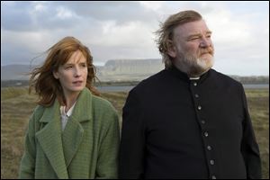 Kelly Reilly and Brendan Gleeson in a scene from the upcoming ‘‍Calvary.’