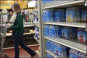 Complaints have been made against 56 businesses for price gauging bottled water during Toledo's water crisis.