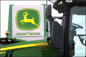John Deere equipment sales for the U.S. and Canada dropped 8 percent. 