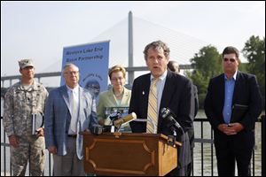 U.S. Sen. Sherrod Brown announces the availability of $2 million in federal funds to help farmers reduce runoff in the Western Lake Erie Basin.