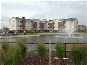 A 94-year-old man’s body was found in the pond at St. Clare Commons in Perrysburg on Thursday morning.