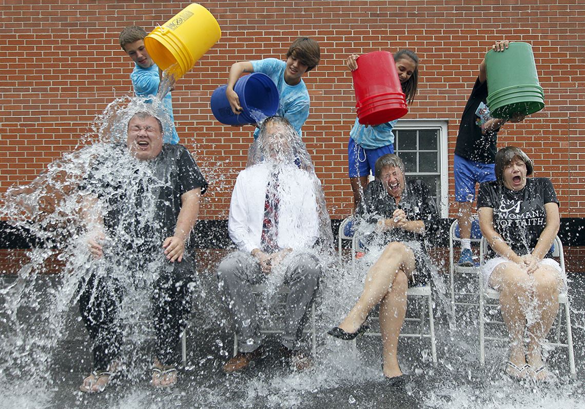 ALS ice bucket challenge an issue for many area Catholics