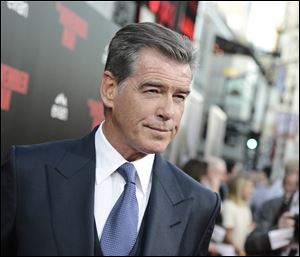 Pierce Brosnan attends the premiere of ‘‍The November Man’ at TCL Chinese Theatre in Los Angeles.
