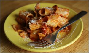 Pasta with oxtail ragu.