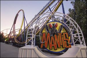 Mantis ride at Cedar Point in Sandusky in May 2014.  They announced Tuesday that this will be the last year for the Mantis.  