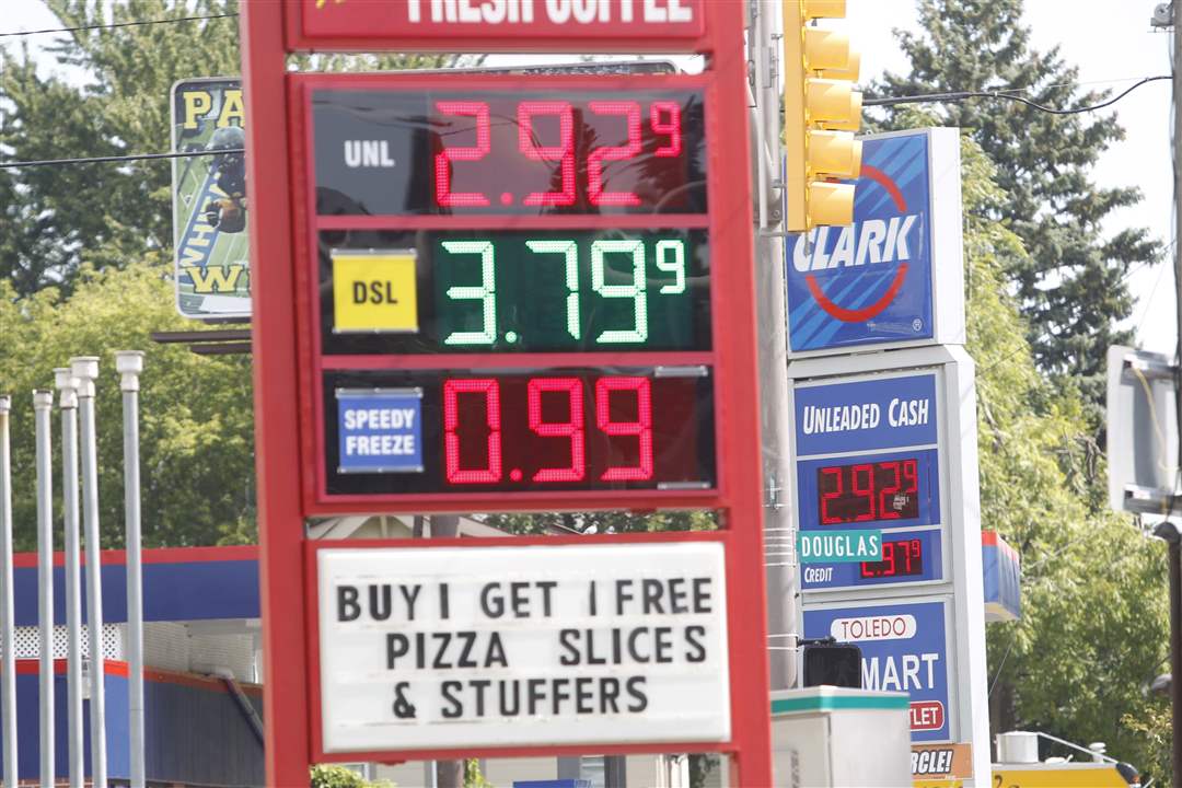 Gasoline below 3 in Toledo The Blade