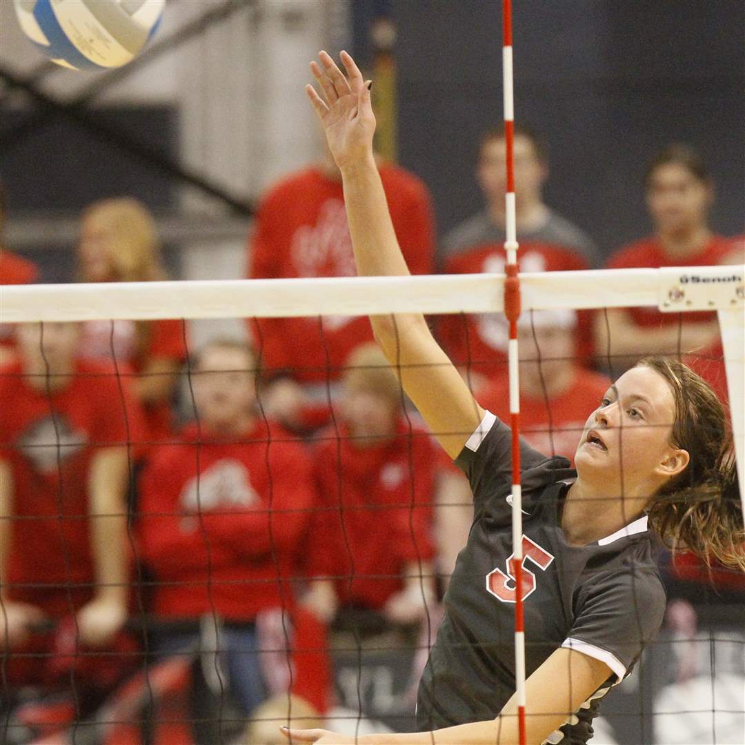IN PICTURES Bedford volleyball swept in state semis The Blade