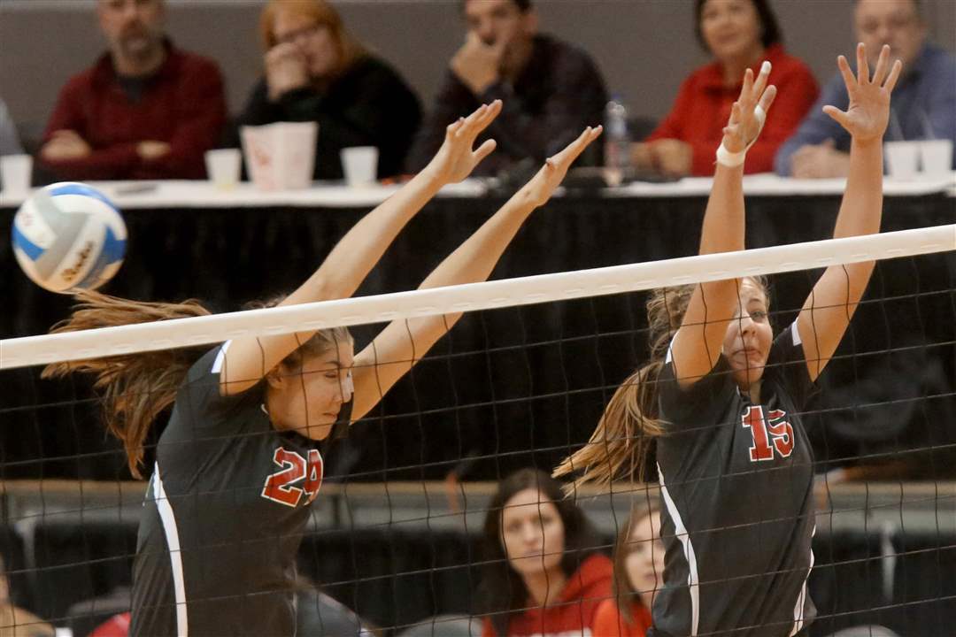 IN PICTURES Bedford volleyball swept in state semis The Blade