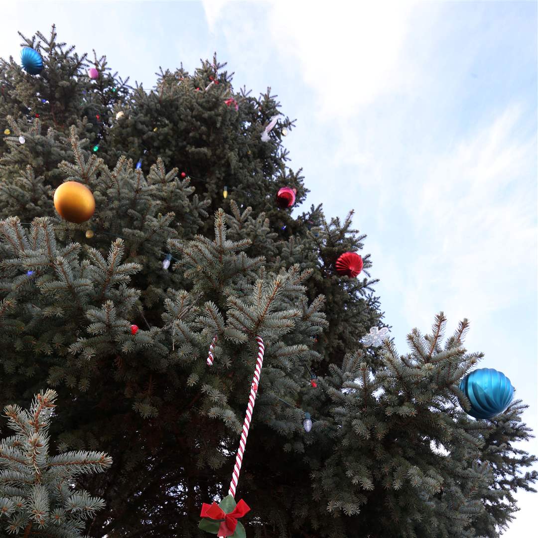 Fremont holiday tree lighting The Blade