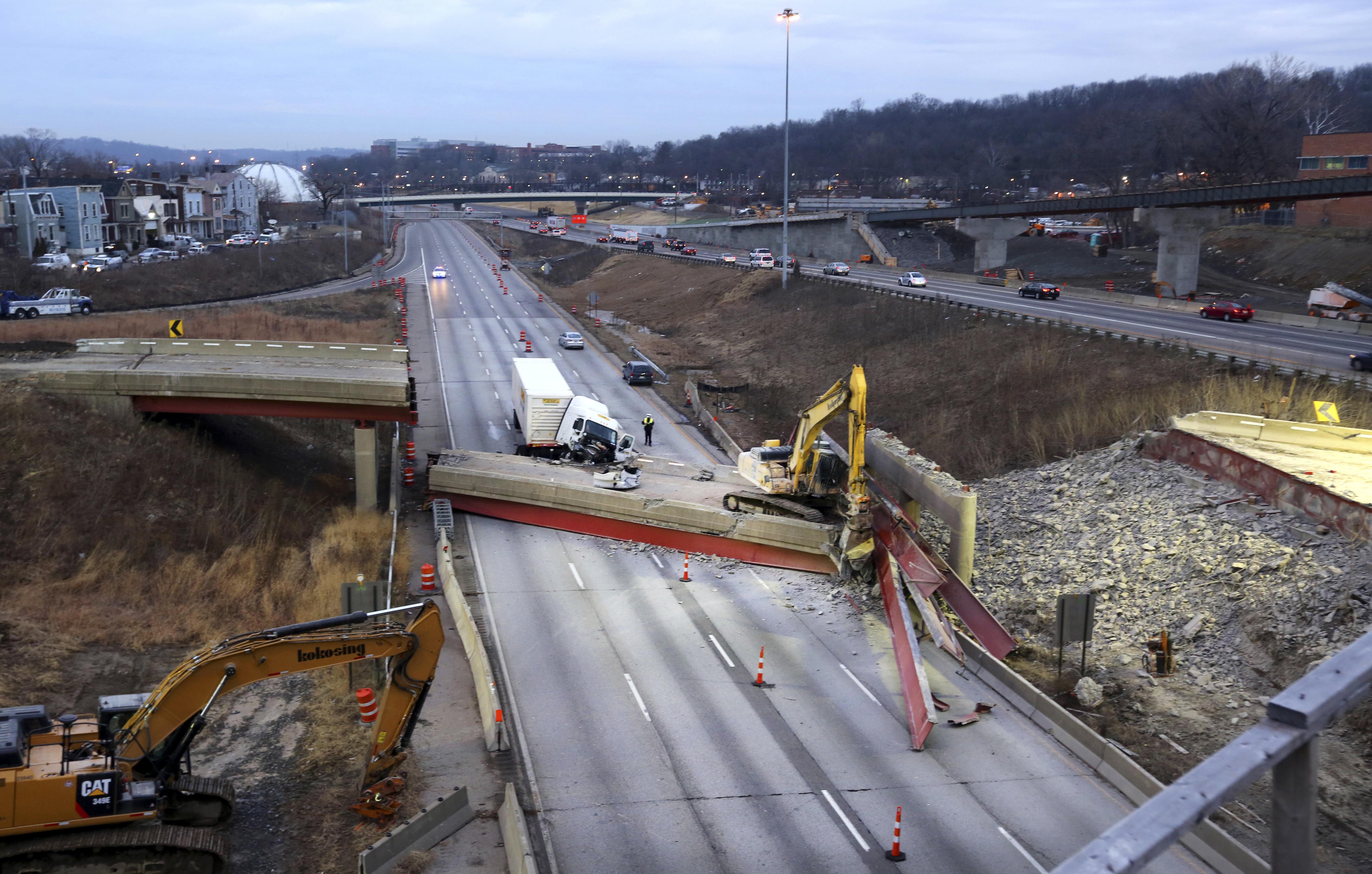 1 dead, 1 injured in Cincinnati overpass collapse The Blade