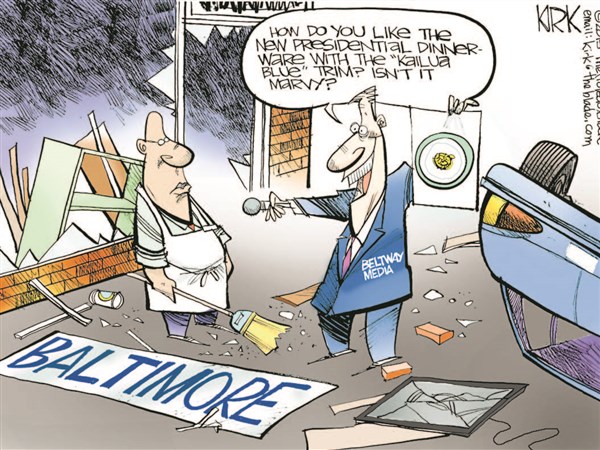 Kirk: Baltimore riots | The Blade